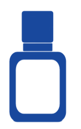 Blue Perfume Bottle